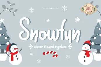 Snowfun Handwritten font