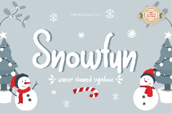 Snowfun Handwritten font