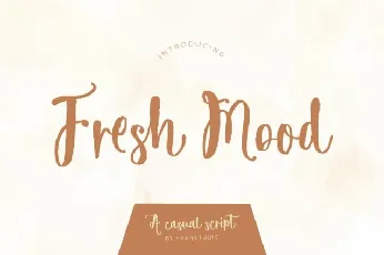 Fresh Mood Script font