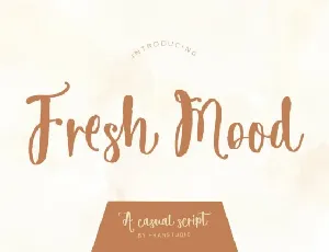 Fresh Mood Script font