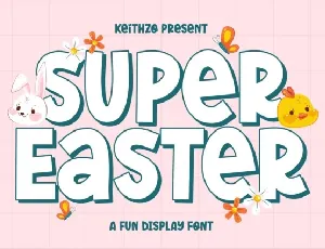 Super Easter Display font