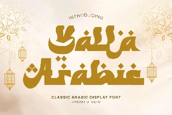 Yalla Arabic font