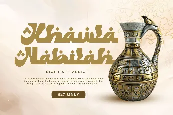 Yalla Arabic font