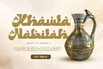 Yalla Arabic font