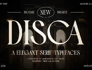 Disca font