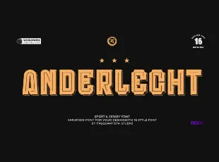 Anderlecht font