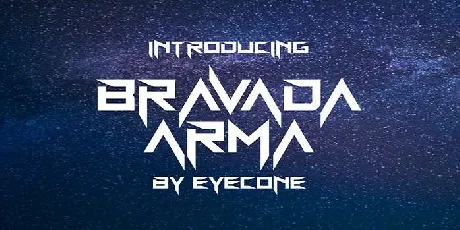 Bravada Arma font