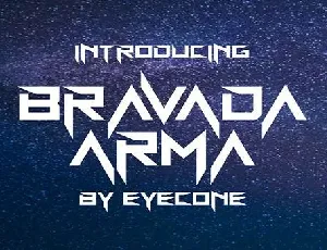 Bravada Arma font