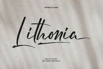 Lithonia font