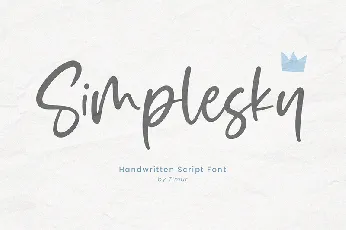 Simplesky font