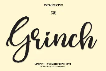 Grinch Script Typeface font