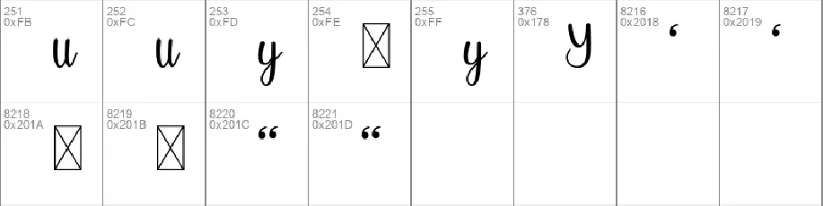 Only font