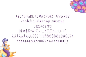 Mermaid font