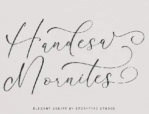 Handesa Mornites font