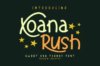 Xoana Rush font