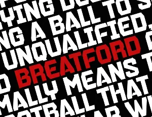 Breatford font