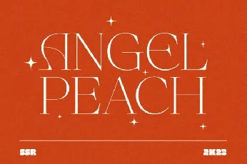 Angel Peach font