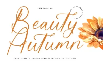 Beauty Autumn font