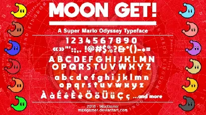 Moon Get! Sans Serif font