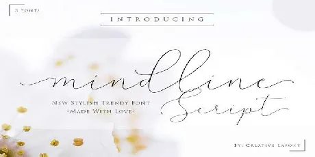 Mindline Script font