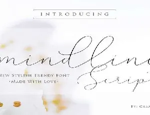 Mindline Script font