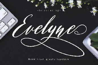 Evelyne Script font