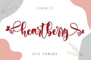 heartberry - personal use font