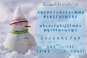 Little Snowman font