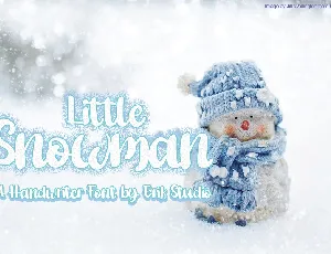 Little Snowman font