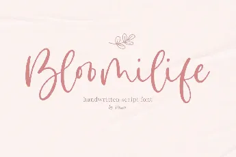 Bloomilife font