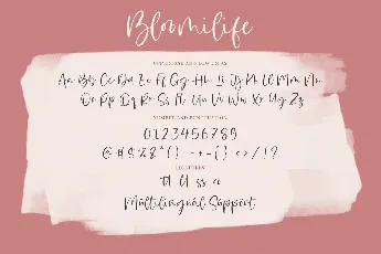 Bloomilife font