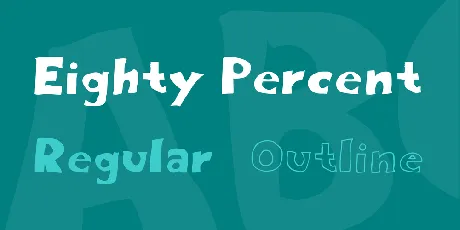 Eighty Percent font