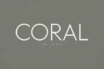 Coral font