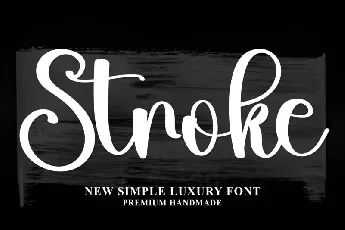 Stroke font