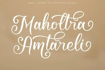 Maholtra Amtareli font