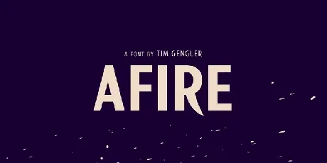 Afire Family font