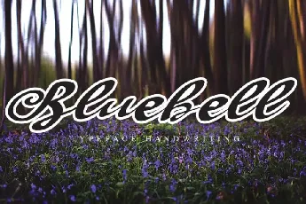 Bluebell Script font