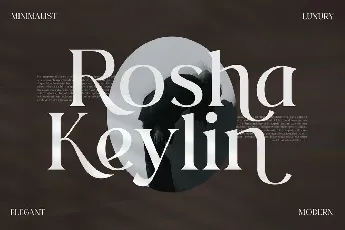 Rosha Keylin font