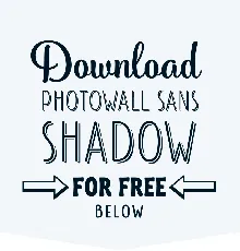 PhotoWall Family font