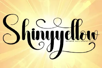 Shinyyellow font