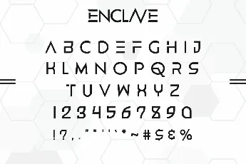 ENCLAVE font