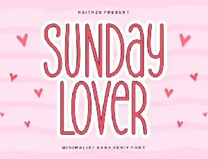 Sunday Lover font