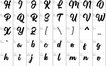 British Letter font
