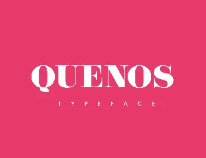 Quenos font