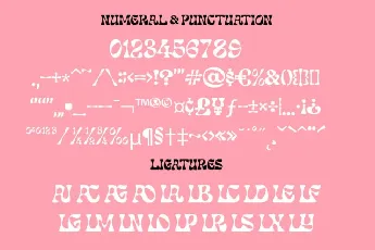 Saputri Display font