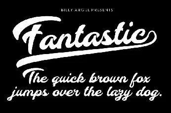 Fantastic font