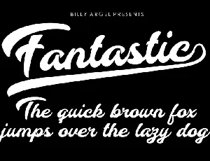 Fantastic font