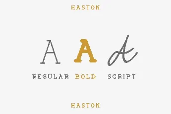 Haston Classic Duo font