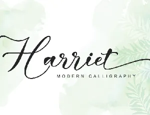 Harriet - personal use font