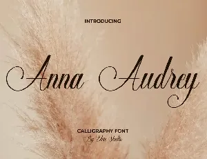 Anna Audrey Demo font